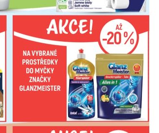 Glanzmeister prostředky na myčky