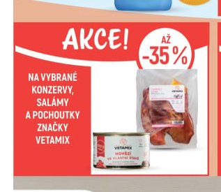 Vetamix konzervy, salámy a pochoutky