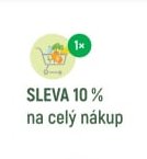 SLEVA 10 % na celý nákup