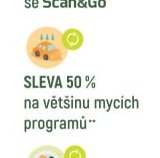 SLEVA 50 % na většinu mycích programů
