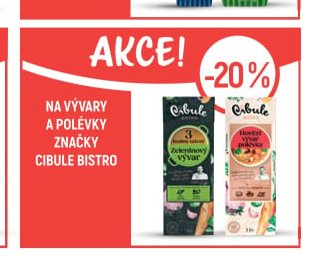 Na vývary a polévky značky Cibule Bistro