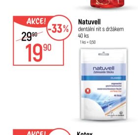 Natuvell dentální nit s držákem