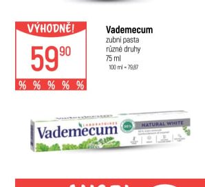 Vademecum zubní pasta