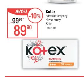 Kotex dámské tampony