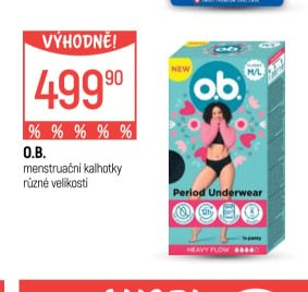 O.B. menstruační kalhotky