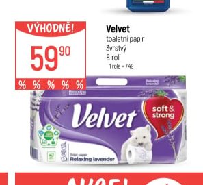 Velvet toaletní papír