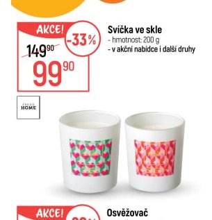 Svíčka ve skle
