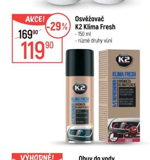 Osvěžovač K2 Klima Fresh