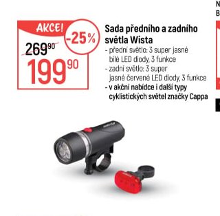 Sada předního a zadního světla Wista