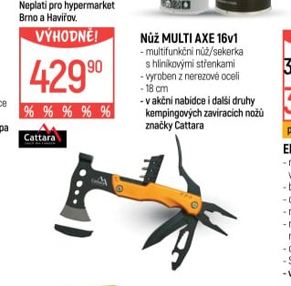 Nůž MULTI AXE 16v1