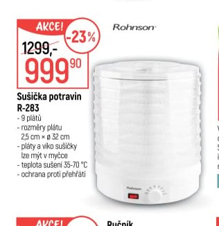 Sušička potravin R-283