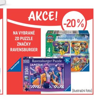 Na vybrané 2D puzzle značky Ravensburger