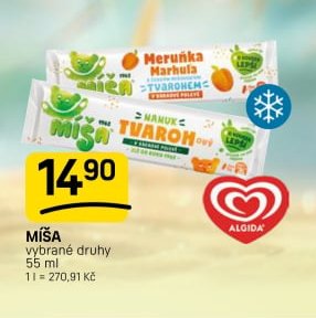 MÍŠA vybrané druhy