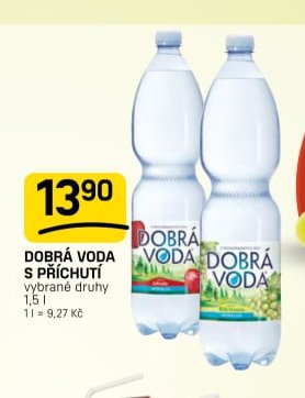 DOBRÁ VODA S PŘÍCHUTÍ vybrané druhy