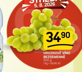 HROZNOVÉ VÍNO BEZSEMENNÉ