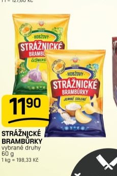 STRÁŽNICKÉ BRAMBŮRKY vybrané druhy