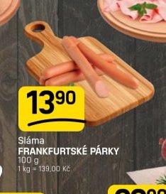 Sláma FRANKFURTSKÉ PÁRKY