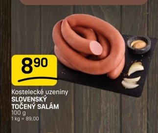 Kostelecké uzeniny SLOVENSKÝ TOČENÝ SALÁM