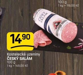 Kostelecké uzeniny ČESKÝ SALÁM