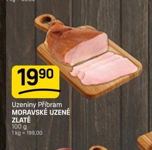 Uzeniny Příbram MORAVSKÉ UZENÉ ZLATÉ