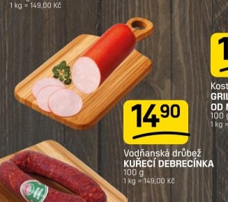 Vodňanská drůbež KUŘECÍ DEBRECÍNKA