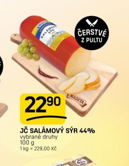 JČ SALÁMOVÝ SÝR 44%