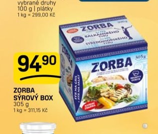 ZORBA SÝROVÝ BOX