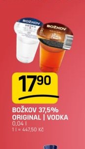 BOŽKOV 37,5% ORIGINAL | VODKA