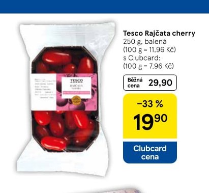 Tesco Rajčata cherry