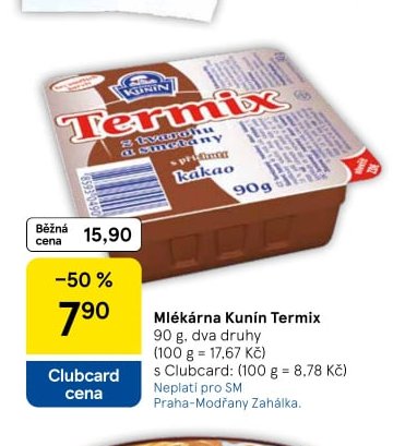 Mlékárna Kunín Termix