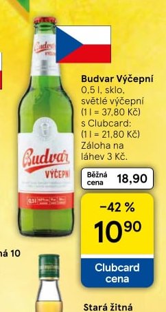 Budvar Výčepní 0,5 l