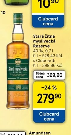 Stará žitná myslivecká Reserve 0,7 l