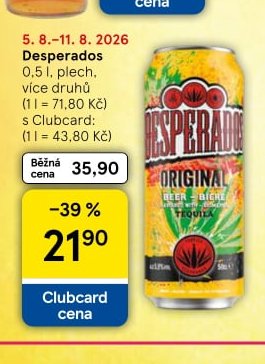 Desperados 0,5 l