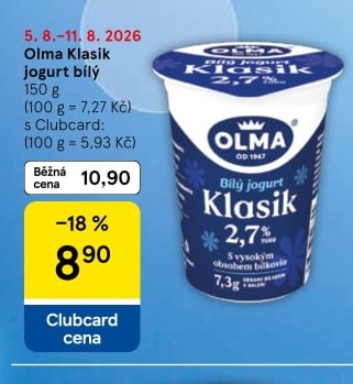 Olma Klasik jogurt bílý
