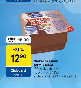 Mlékárna Kunín Termix MAXI