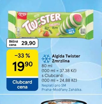 Algida Twister Zmrzlina