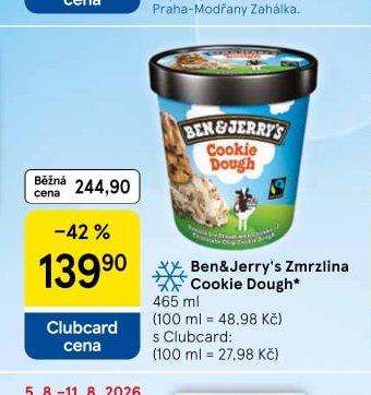 Ben&Jerry's Zmrzlina Cookie Dough