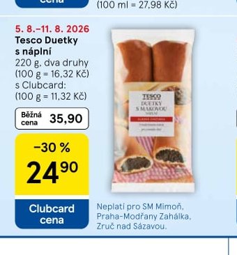 Tesco Duetky s náplní