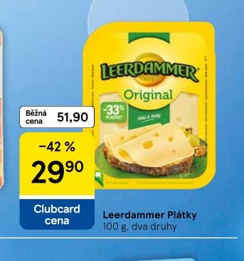 Leerdammer Plátky