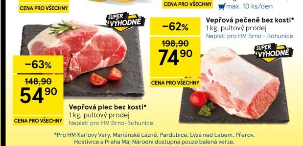 Vepřová plec bez kosti