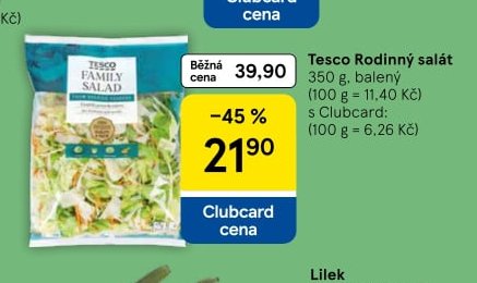 Tesco Rodinný salát