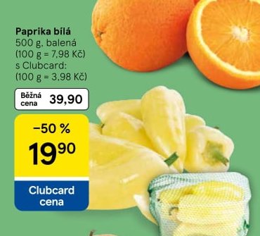 Paprika bílá