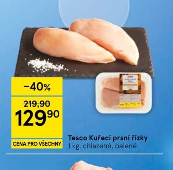 Tesco Kuřecí prsní řízky