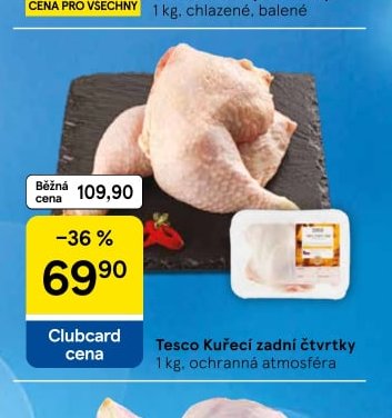 Tesco Kuřecí zadní čtvrtky