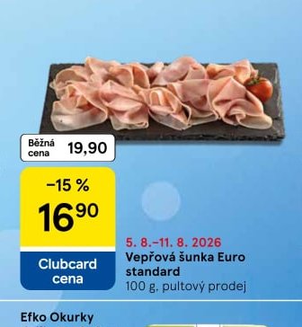 Vepřová šunka Euro standard