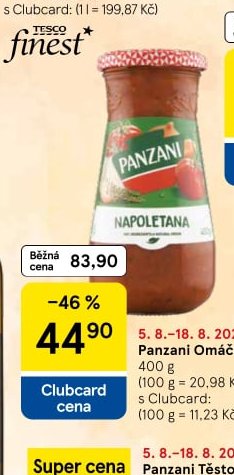 Panzani Omáčka