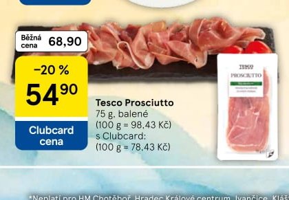 Tesco Prosciutto