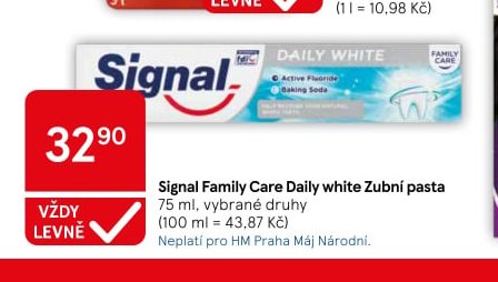Signal Family Care Daily white Zubní pasta