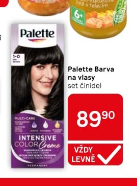 Palette Barva na vlasy