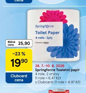 Springforce Toaletní papír